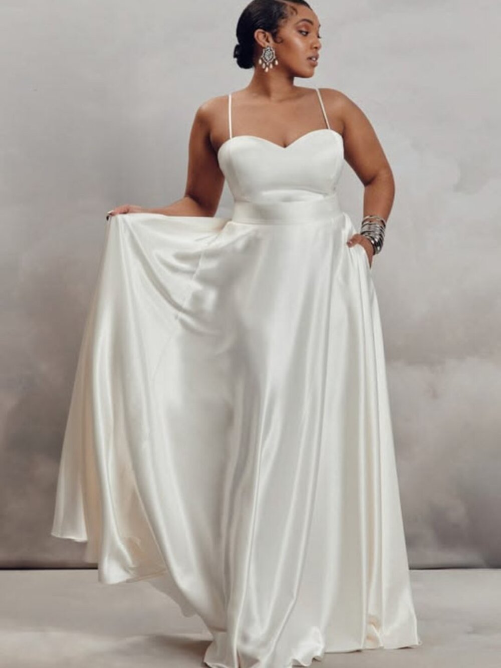 Catherine Deane Liz Bridal Skirt Size 22 Wedding Satin